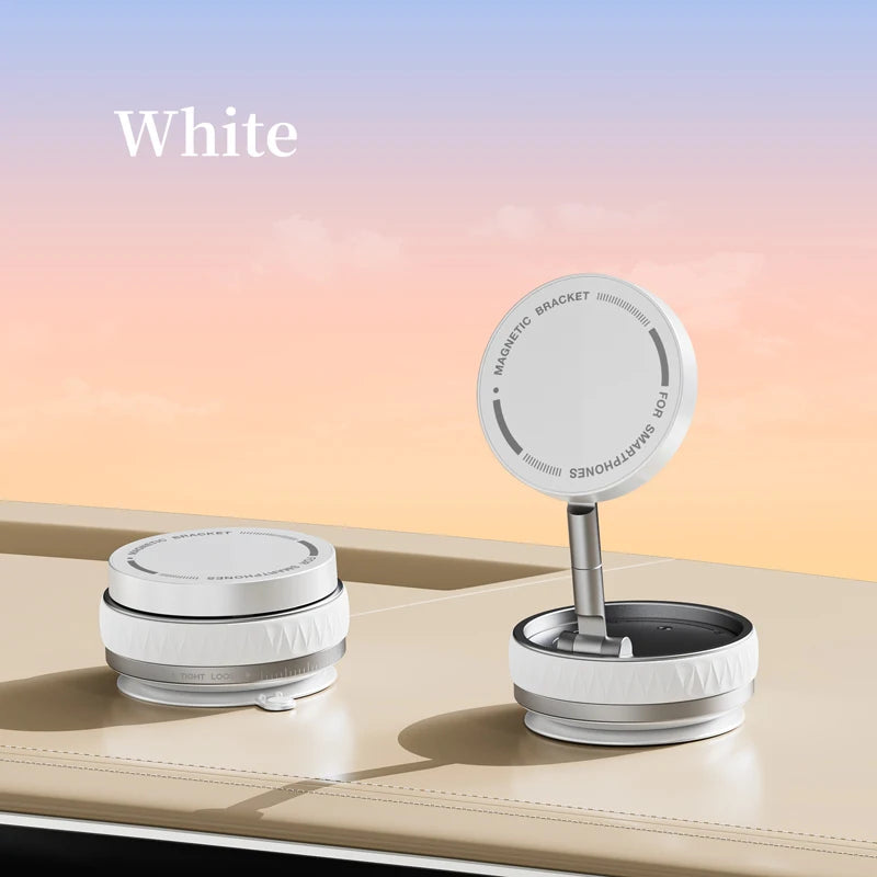 For Magsafe Car Phone Holder Suction Cup Vacuum Magnetic Phone Hholder 360° Rotatable and Foldable Phone Holder